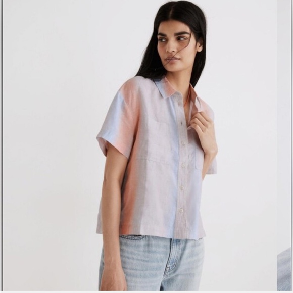 Madewell Tops - Madewell Beachside Linen Top